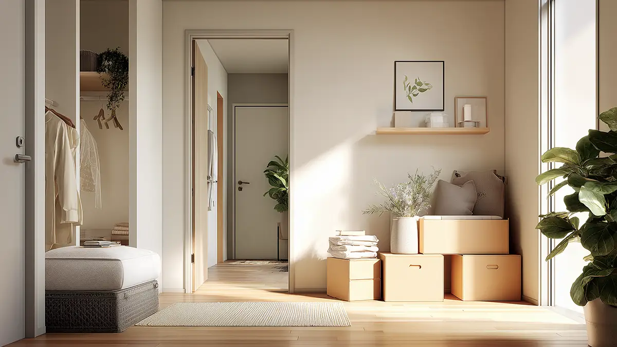 Small flats in Bayonne: how to maximise your space with storage units