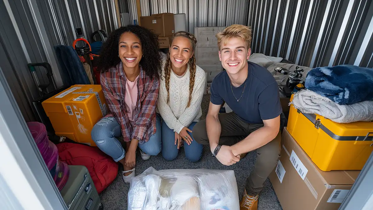 Blended families: how to share a storage unit?