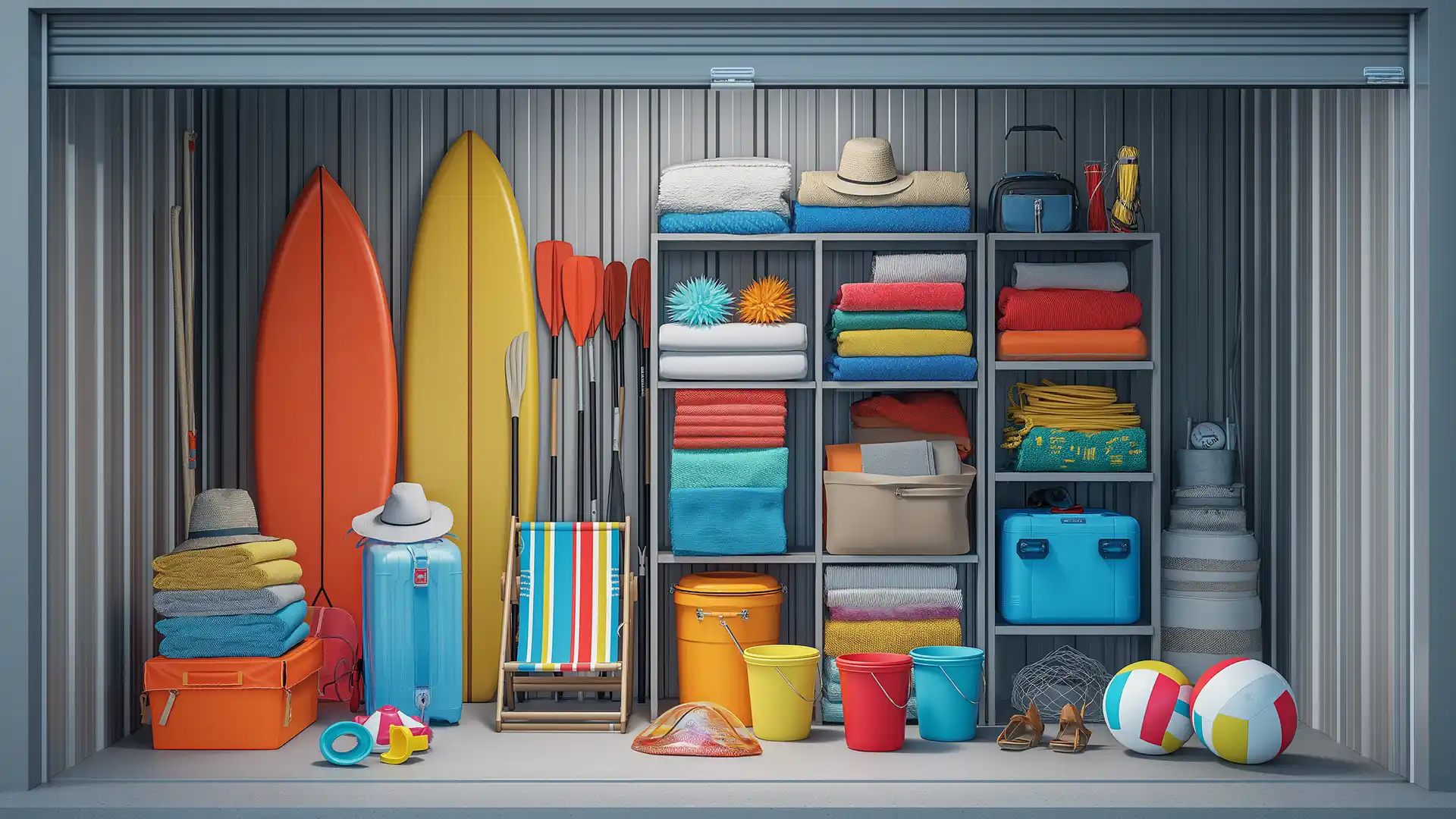 Store your beach gear in Anglet after summer