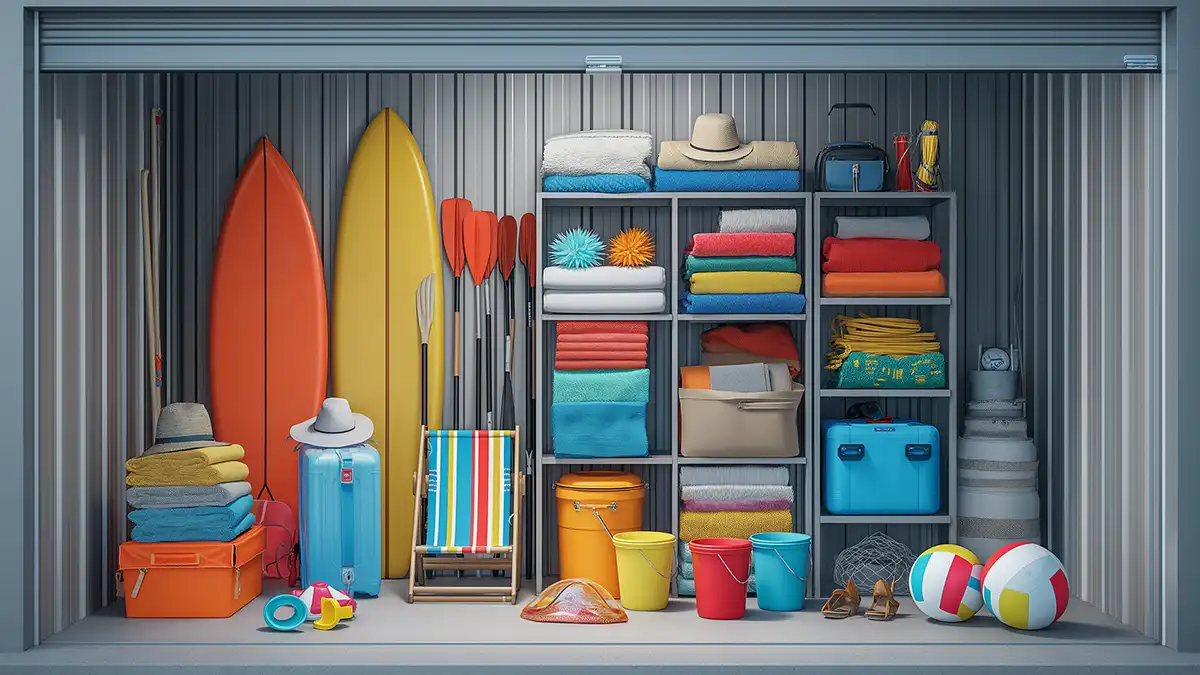 Store your beach gear in Anglet after summer