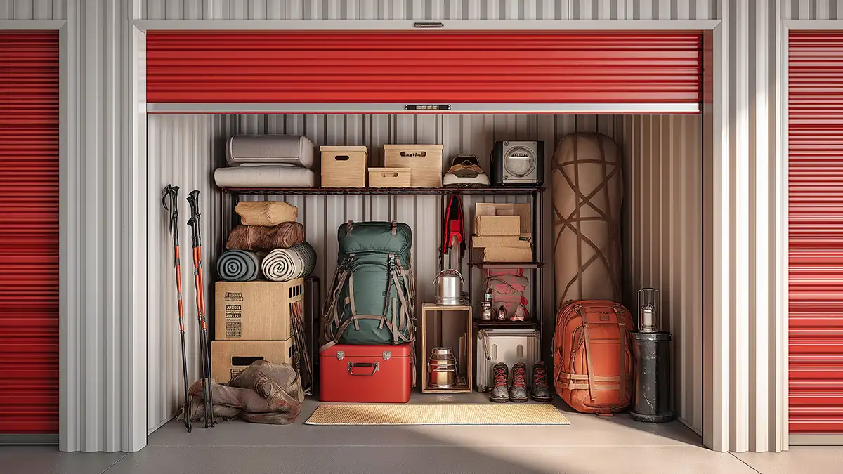 Hiking gear: where to store it off-season?