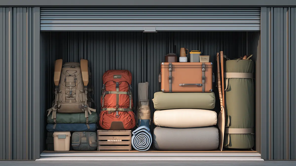 Where to store your camping gear between summer adventures?