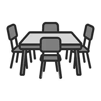 Table de jardin