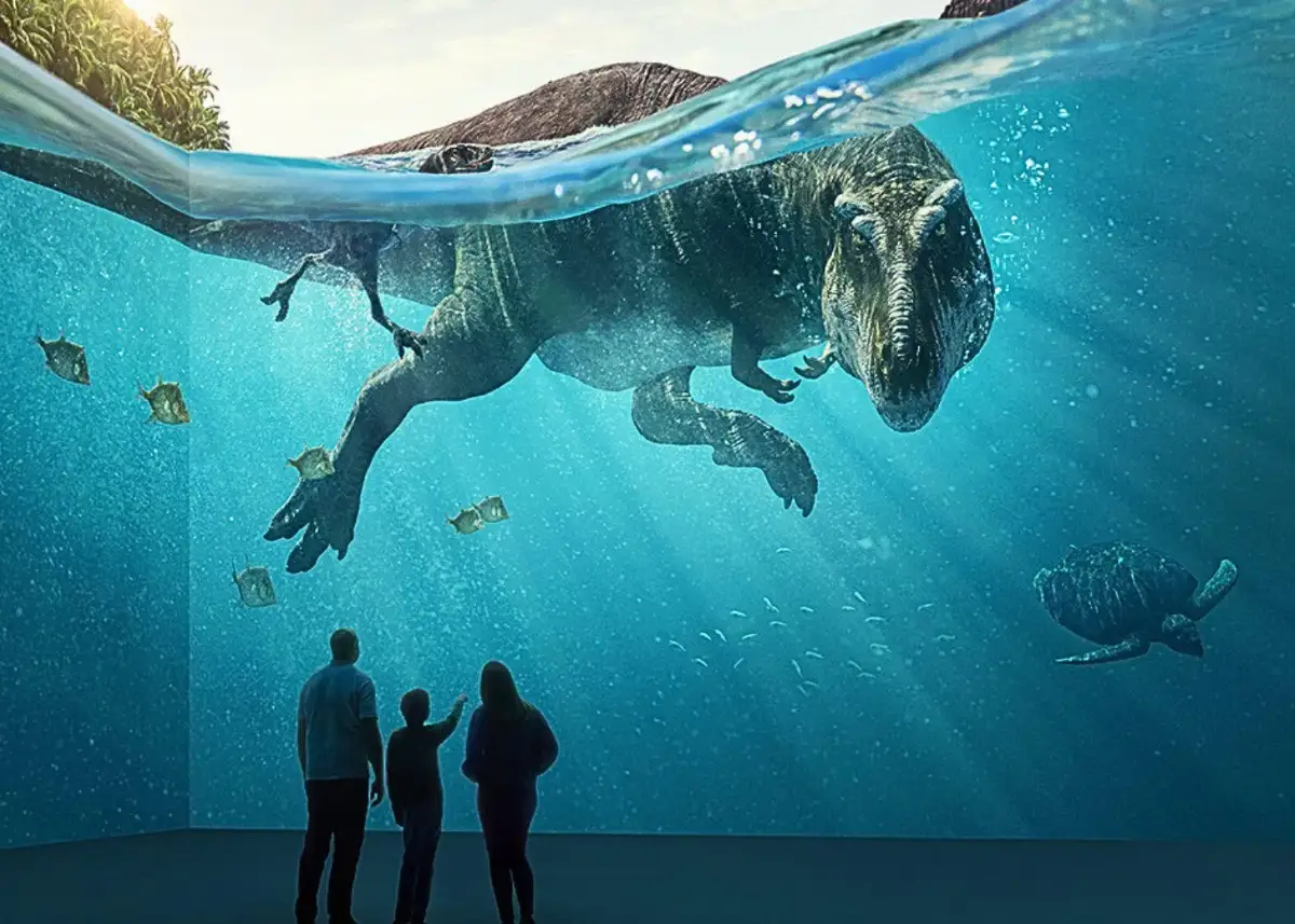 恐龙，光之工作室沉浸式体验——一段壮观的史前之旅