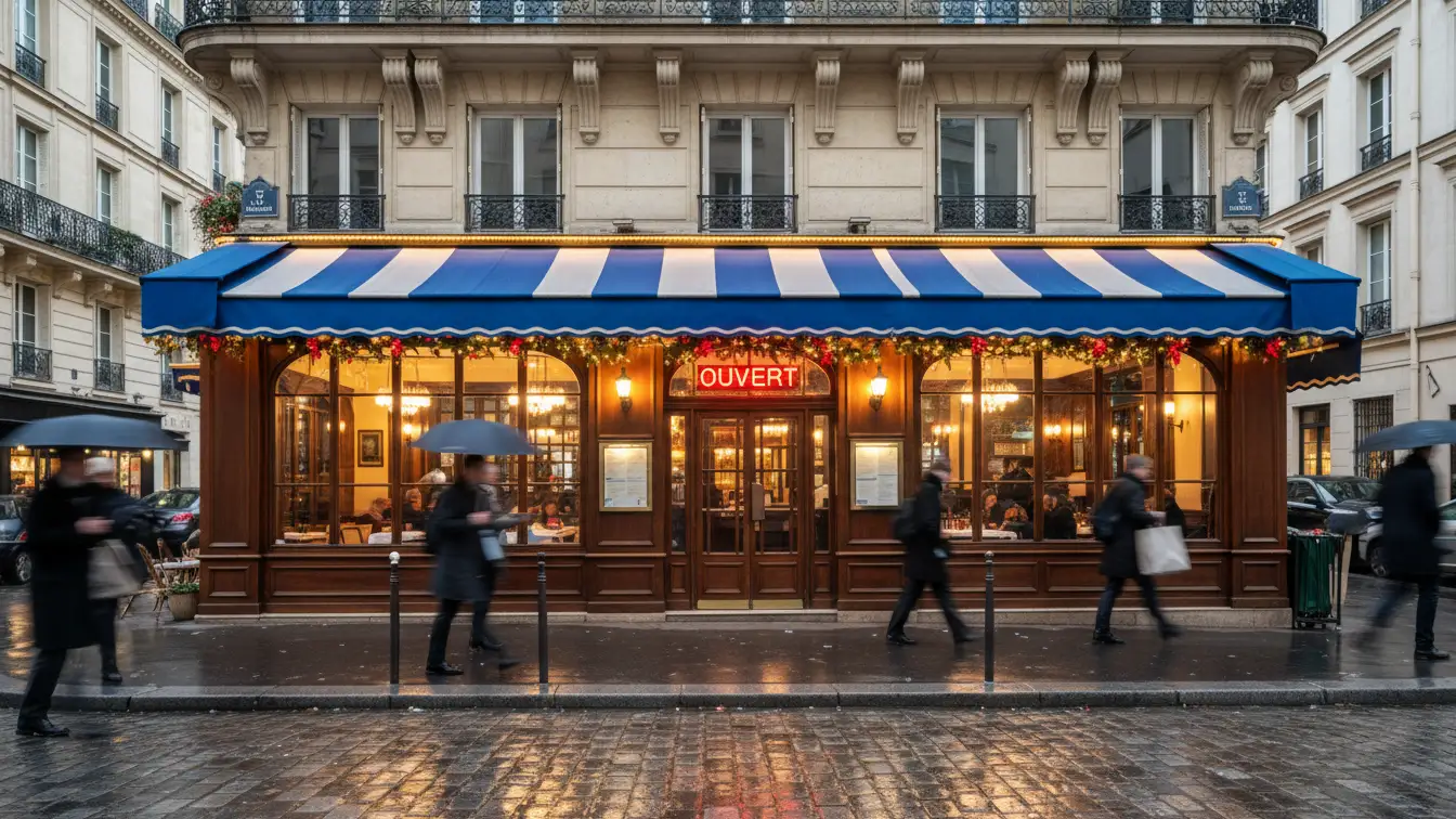 2025年12月25日和2026年1月1日，巴黎9区及周边地区的餐厅将重新开业。