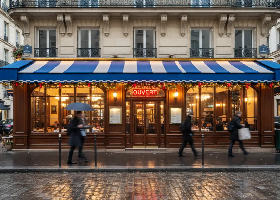 2025年12月25日和2026年1月1日，巴黎9区及周边地区的餐厅将重新开业。