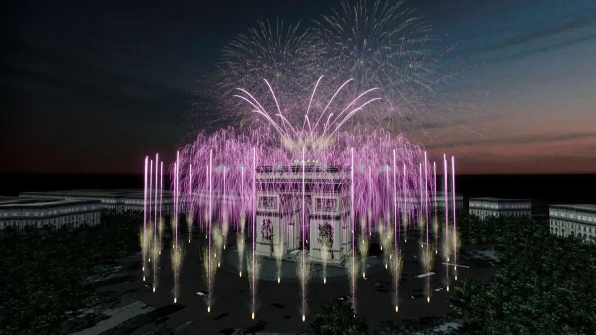 Fogos de artifício de Ano Novo em Paris: como funciona
