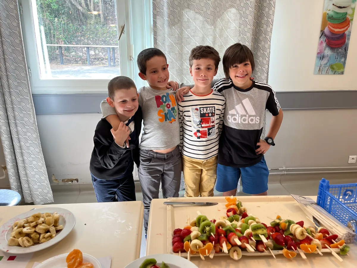 Rencontre intergénérationnelle avec l'école Montessori d'Anglet – Fruits, légumes et partage