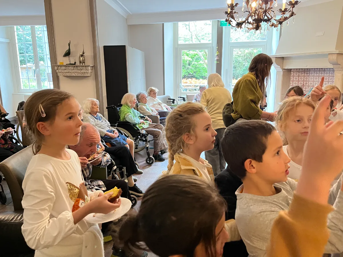 Rencontre intergénérationnelle avec l'école Montessori d'Anglet – Fruits, légumes et partage